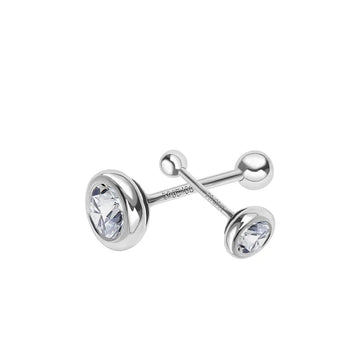 BezeLock Lab Diamond Earrings