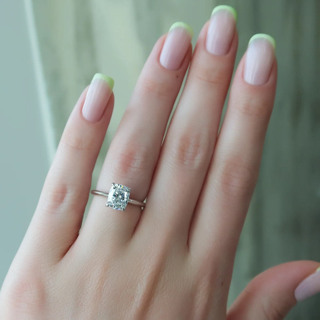 ProngMid Lab Memorial Diamond Ring